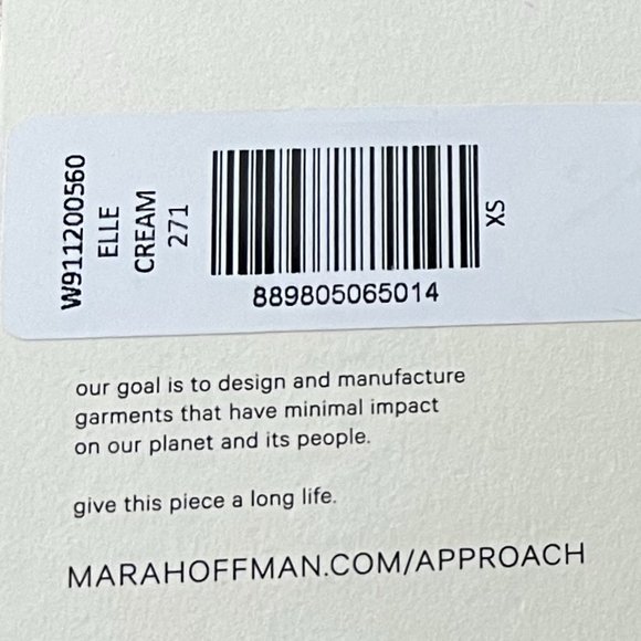 NEW! Mara Hoffman Elle Dress in Cream - Picture 12 of 14